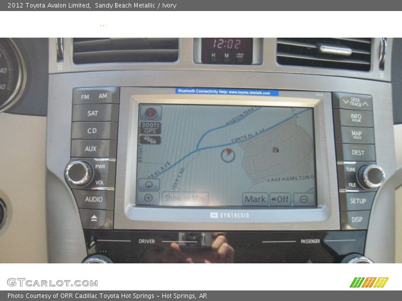 Sandy Beach Metallic / Ivory 2012 Toyota Avalon Limited