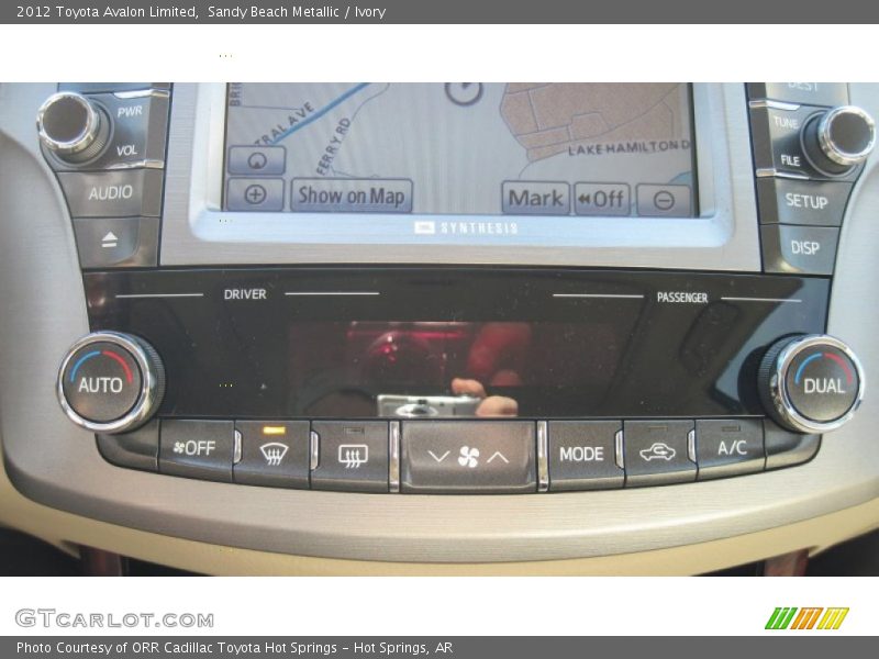 Sandy Beach Metallic / Ivory 2012 Toyota Avalon Limited