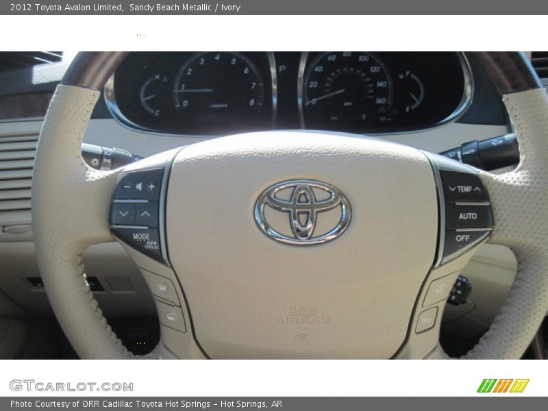 Sandy Beach Metallic / Ivory 2012 Toyota Avalon Limited