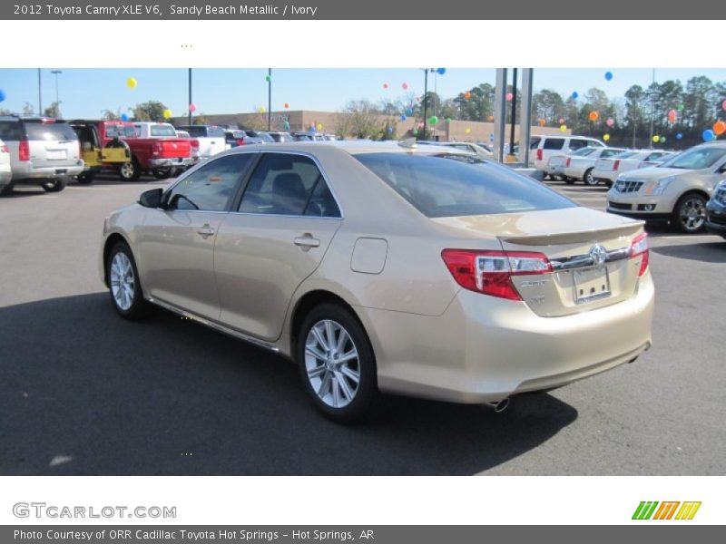 Sandy Beach Metallic / Ivory 2012 Toyota Camry XLE V6
