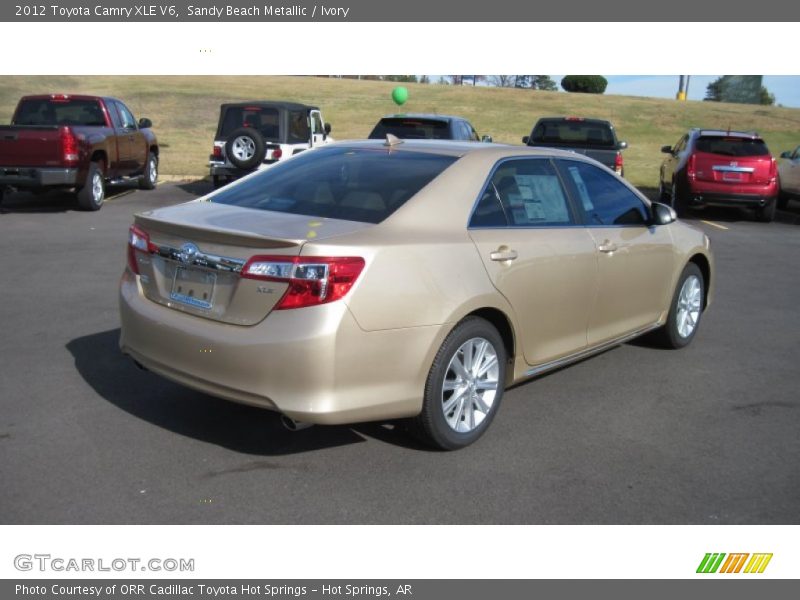 Sandy Beach Metallic / Ivory 2012 Toyota Camry XLE V6