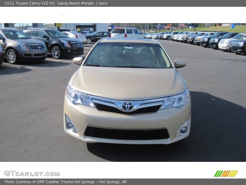 Sandy Beach Metallic / Ivory 2012 Toyota Camry XLE V6