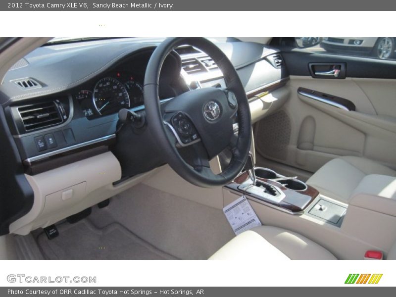 Sandy Beach Metallic / Ivory 2012 Toyota Camry XLE V6