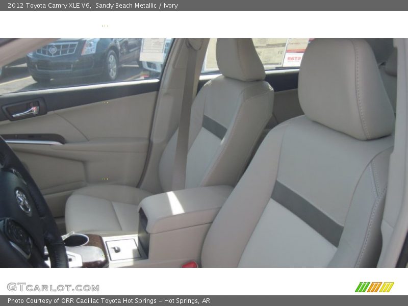 Sandy Beach Metallic / Ivory 2012 Toyota Camry XLE V6