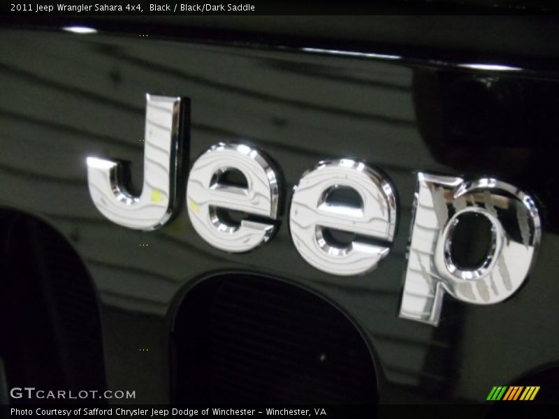 Black / Black/Dark Saddle 2011 Jeep Wrangler Sahara 4x4
