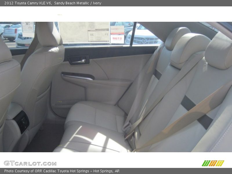 Sandy Beach Metallic / Ivory 2012 Toyota Camry XLE V6
