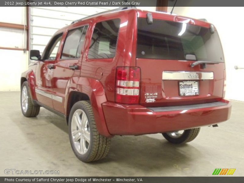 Deep Cherry Red Crystal Pearl / Dark Slate Gray 2012 Jeep Liberty Jet 4x4