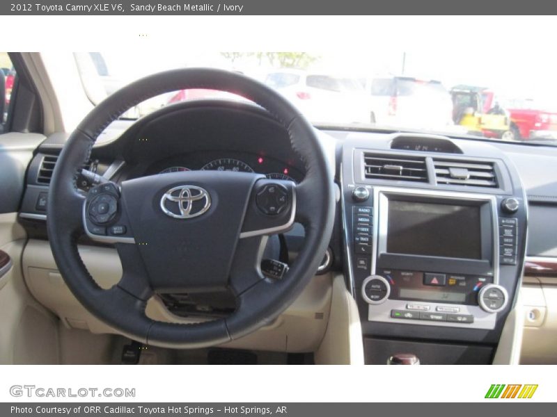 Sandy Beach Metallic / Ivory 2012 Toyota Camry XLE V6