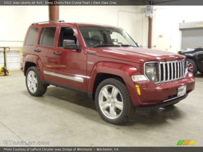 Deep Cherry Red Crystal Pearl / Dark Slate Gray 2012 Jeep Liberty Jet 4x4