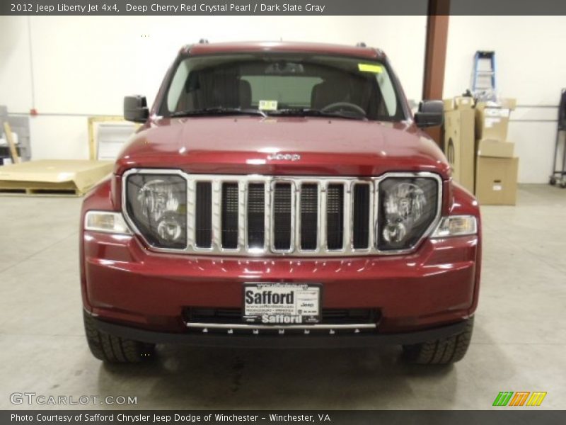Deep Cherry Red Crystal Pearl / Dark Slate Gray 2012 Jeep Liberty Jet 4x4