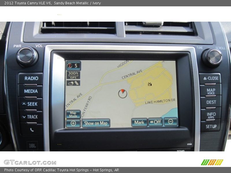 Sandy Beach Metallic / Ivory 2012 Toyota Camry XLE V6