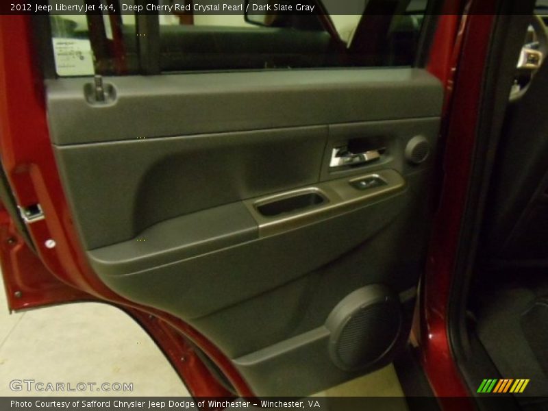 Deep Cherry Red Crystal Pearl / Dark Slate Gray 2012 Jeep Liberty Jet 4x4