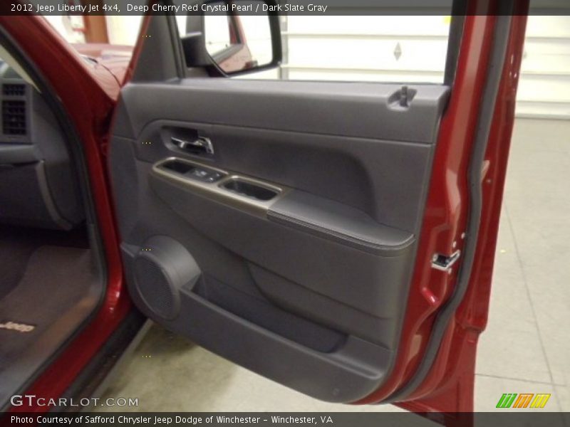 Deep Cherry Red Crystal Pearl / Dark Slate Gray 2012 Jeep Liberty Jet 4x4