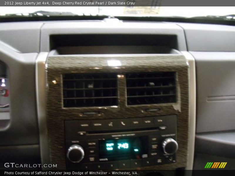 Deep Cherry Red Crystal Pearl / Dark Slate Gray 2012 Jeep Liberty Jet 4x4