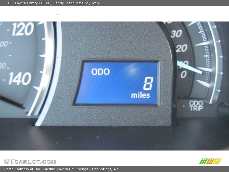 Sandy Beach Metallic / Ivory 2012 Toyota Camry XLE V6