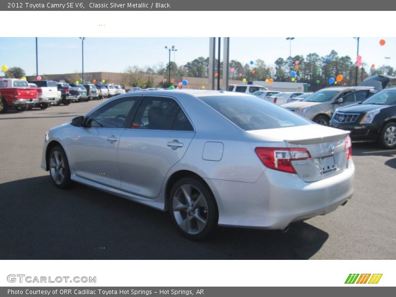 Classic Silver Metallic / Black 2012 Toyota Camry SE V6