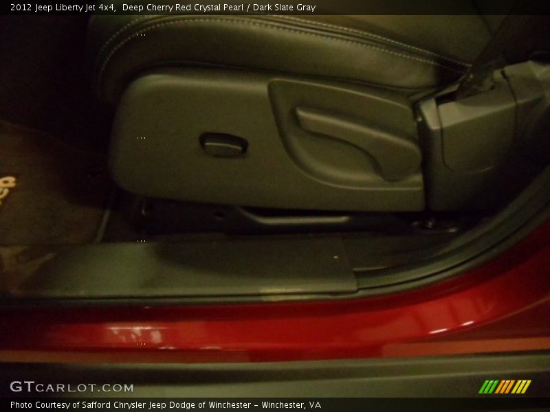 Deep Cherry Red Crystal Pearl / Dark Slate Gray 2012 Jeep Liberty Jet 4x4