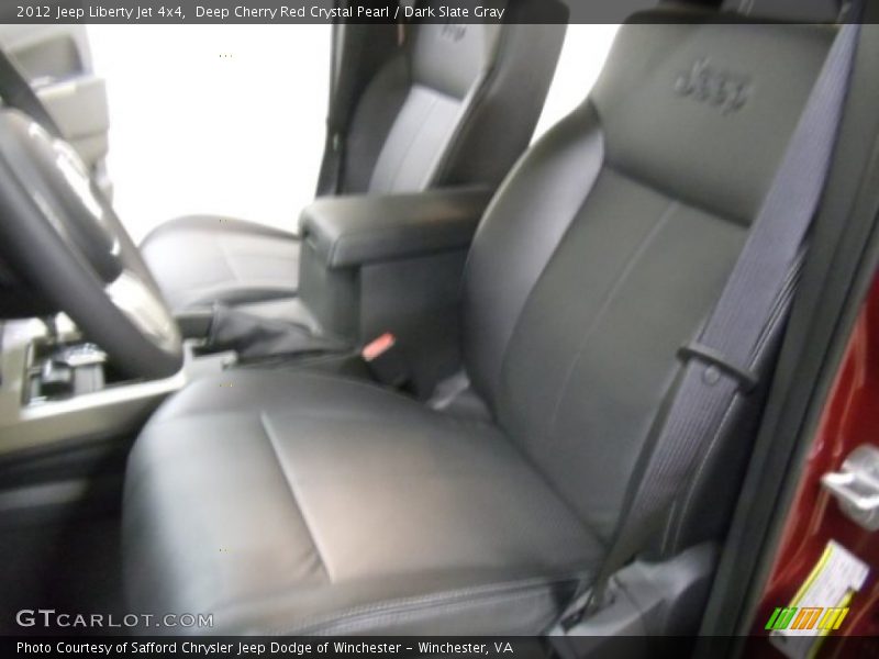 Deep Cherry Red Crystal Pearl / Dark Slate Gray 2012 Jeep Liberty Jet 4x4