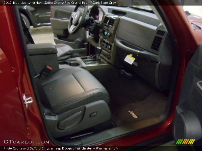 Deep Cherry Red Crystal Pearl / Dark Slate Gray 2012 Jeep Liberty Jet 4x4