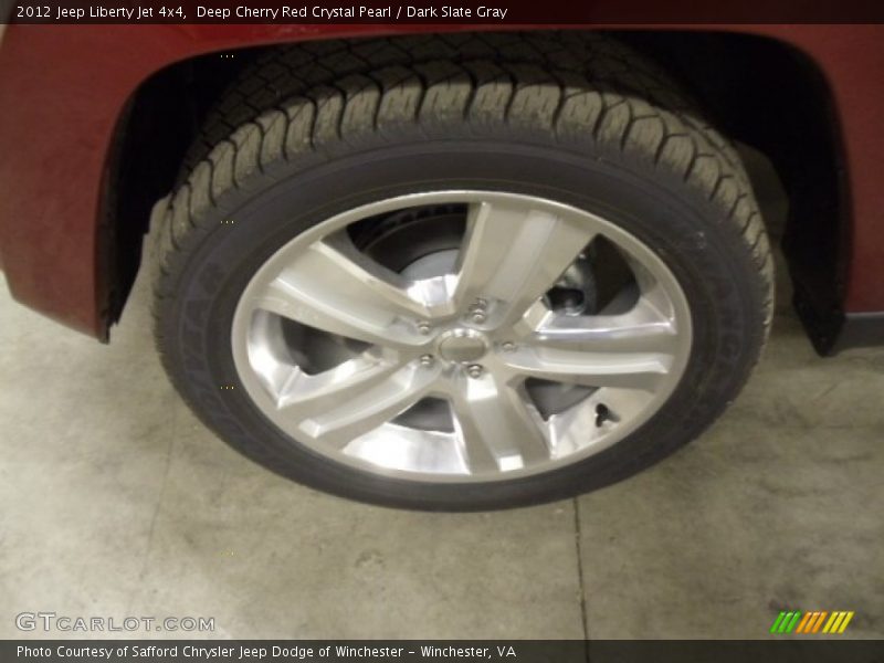 Deep Cherry Red Crystal Pearl / Dark Slate Gray 2012 Jeep Liberty Jet 4x4
