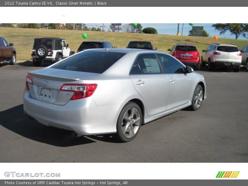 Classic Silver Metallic / Black 2012 Toyota Camry SE V6