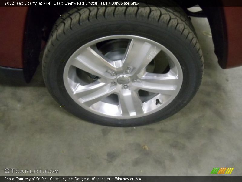 Deep Cherry Red Crystal Pearl / Dark Slate Gray 2012 Jeep Liberty Jet 4x4