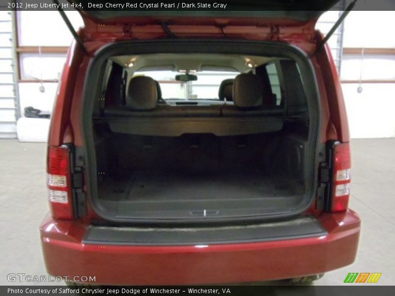 Deep Cherry Red Crystal Pearl / Dark Slate Gray 2012 Jeep Liberty Jet 4x4