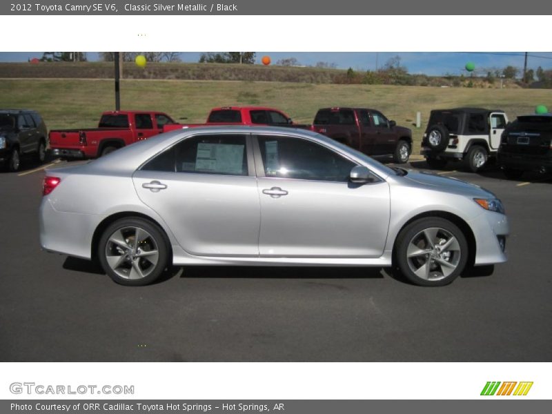 Classic Silver Metallic / Black 2012 Toyota Camry SE V6