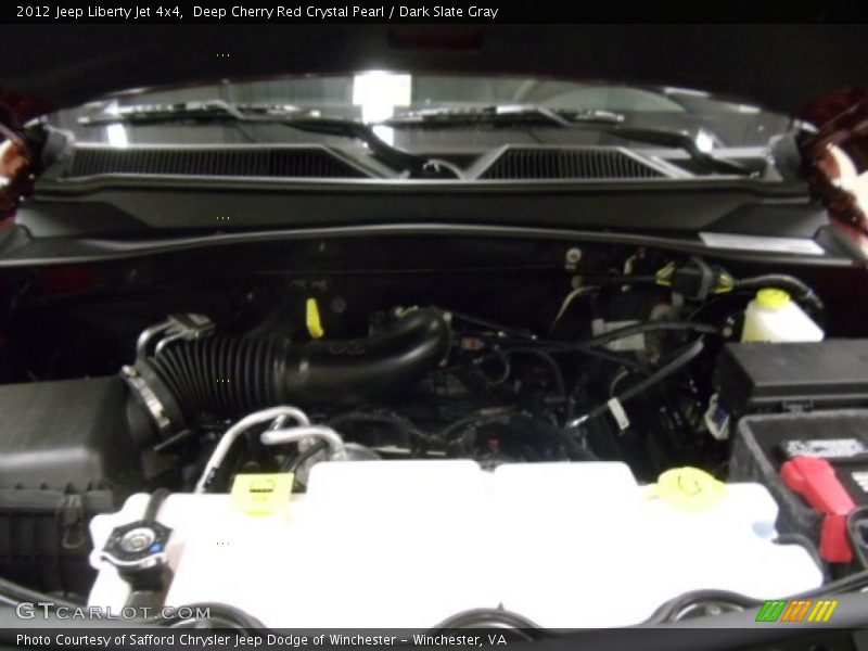 Deep Cherry Red Crystal Pearl / Dark Slate Gray 2012 Jeep Liberty Jet 4x4