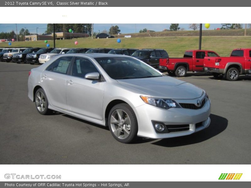 Classic Silver Metallic / Black 2012 Toyota Camry SE V6