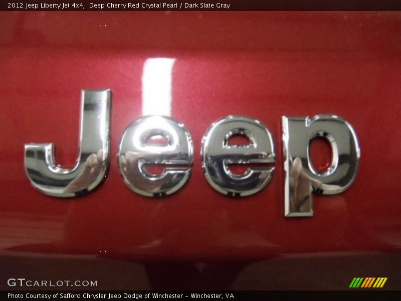 Deep Cherry Red Crystal Pearl / Dark Slate Gray 2012 Jeep Liberty Jet 4x4