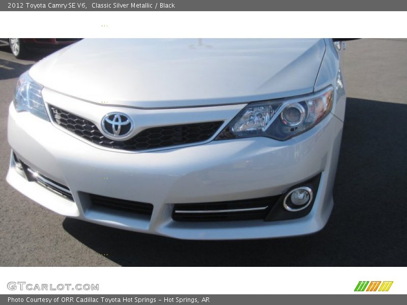 Classic Silver Metallic / Black 2012 Toyota Camry SE V6