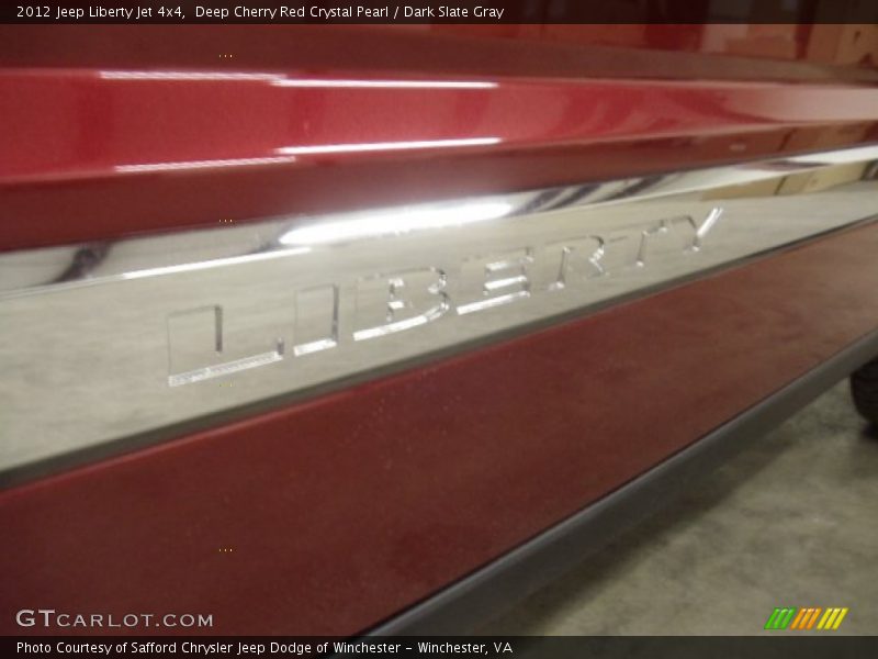 Deep Cherry Red Crystal Pearl / Dark Slate Gray 2012 Jeep Liberty Jet 4x4