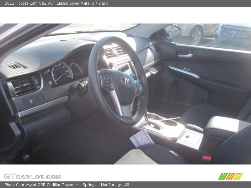 Classic Silver Metallic / Black 2012 Toyota Camry SE V6