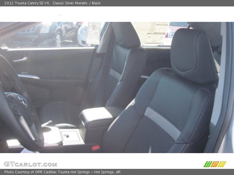 Classic Silver Metallic / Black 2012 Toyota Camry SE V6