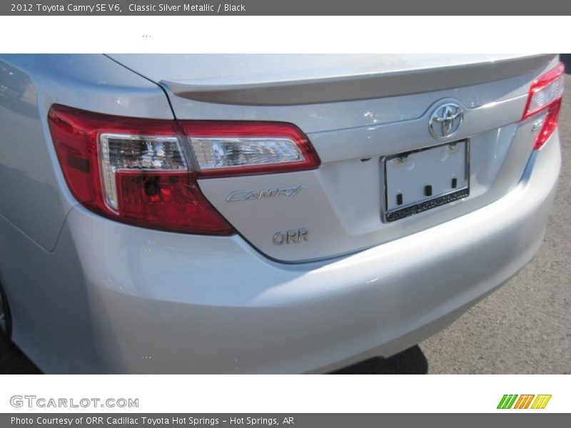 Classic Silver Metallic / Black 2012 Toyota Camry SE V6