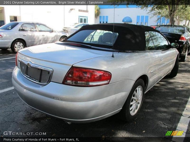 Bright Silver Metallic / Sandstone 2001 Chrysler Sebring LXi Convertible