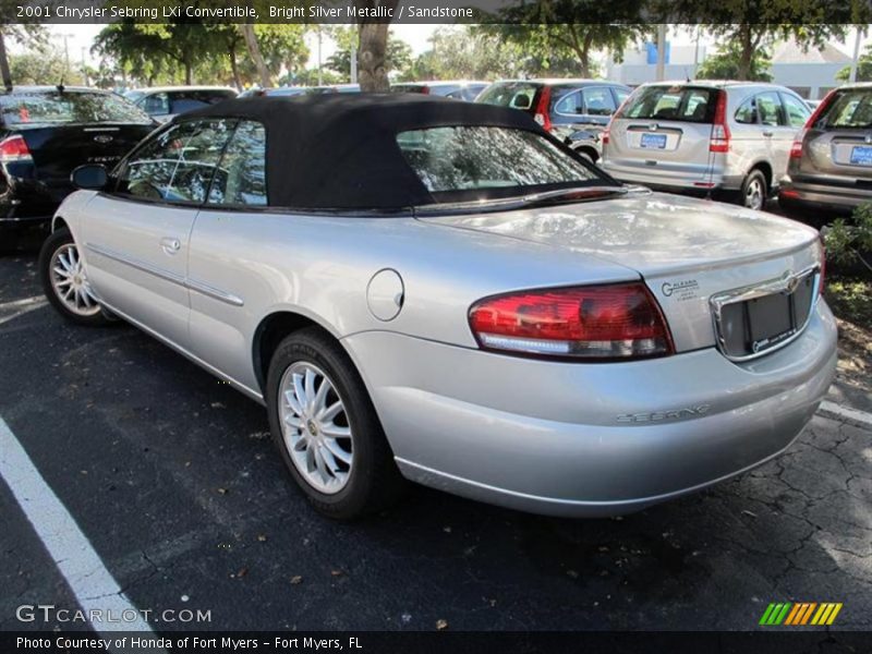 Bright Silver Metallic / Sandstone 2001 Chrysler Sebring LXi Convertible