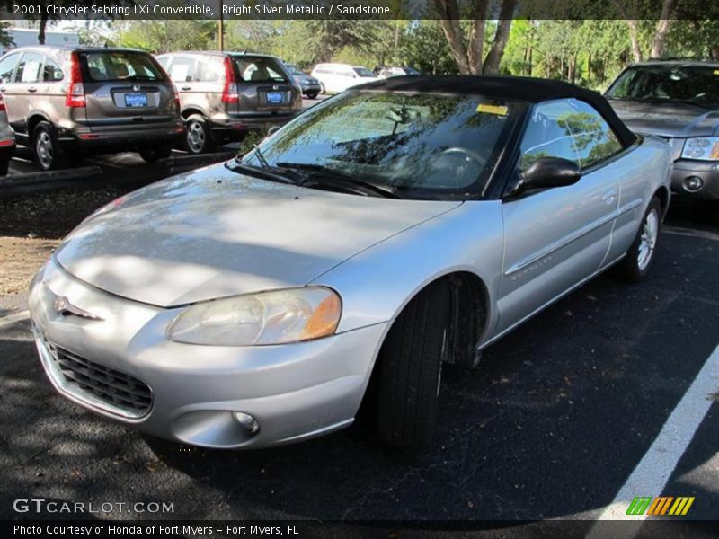 Bright Silver Metallic / Sandstone 2001 Chrysler Sebring LXi Convertible