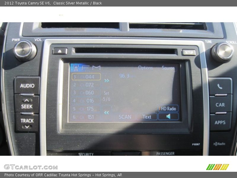 Classic Silver Metallic / Black 2012 Toyota Camry SE V6