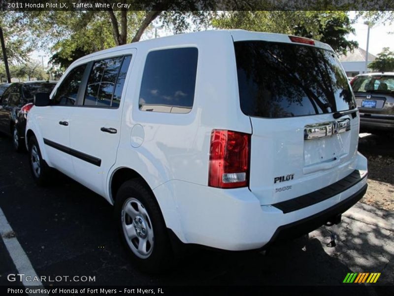 Taffeta White / Gray 2011 Honda Pilot LX