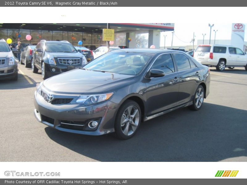 Magnetic Gray Metallic / Black/Ash 2012 Toyota Camry SE V6