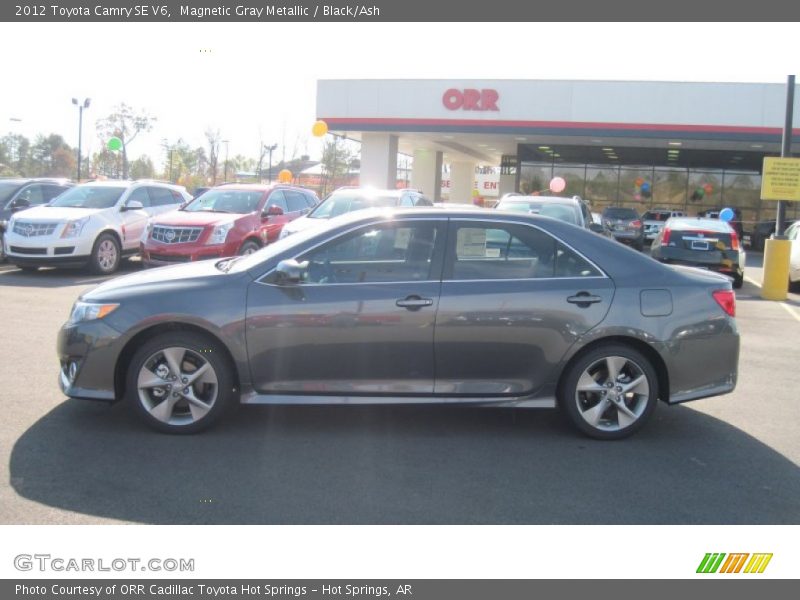 Magnetic Gray Metallic / Black/Ash 2012 Toyota Camry SE V6
