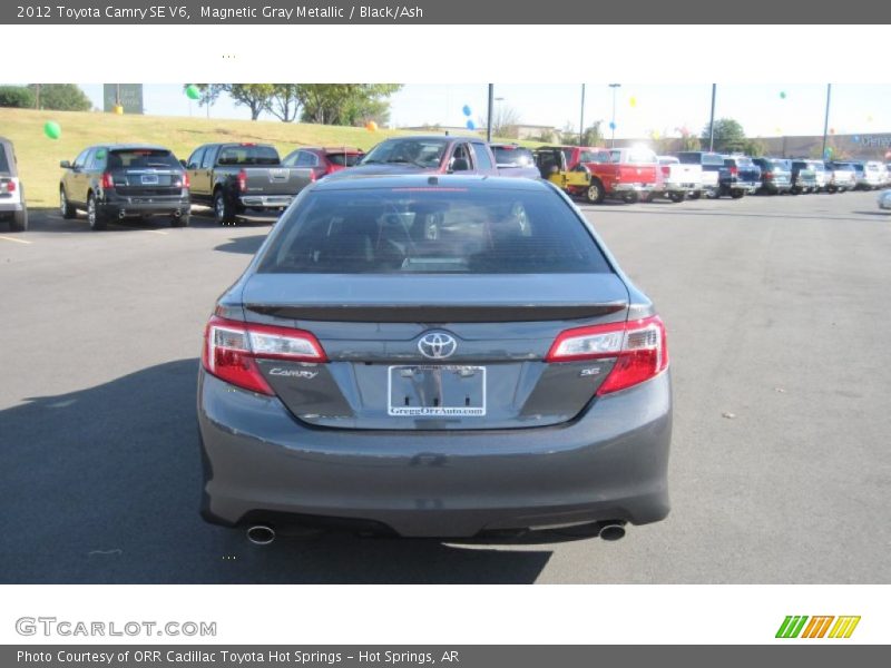 Magnetic Gray Metallic / Black/Ash 2012 Toyota Camry SE V6