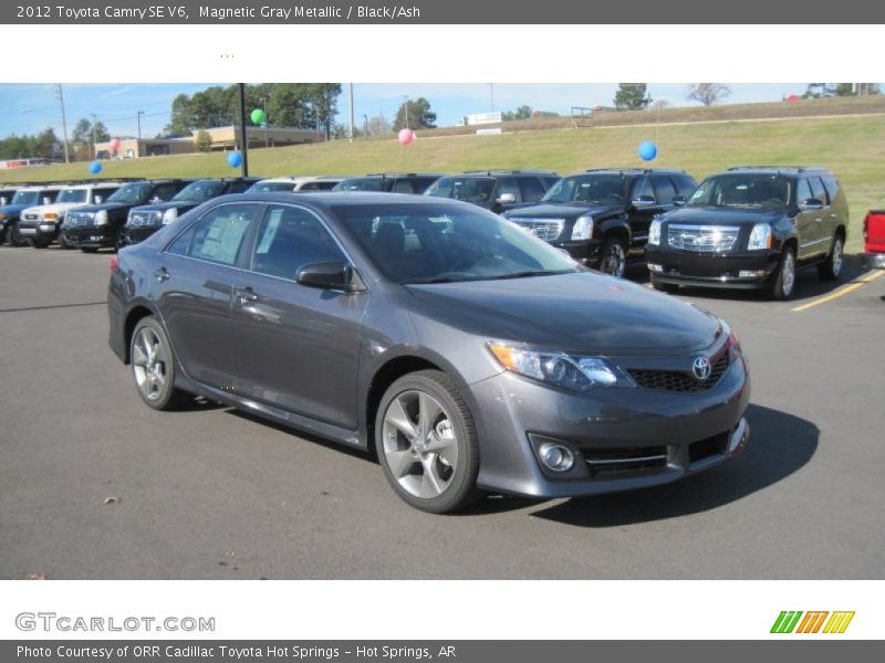 Magnetic Gray Metallic / Black/Ash 2012 Toyota Camry SE V6