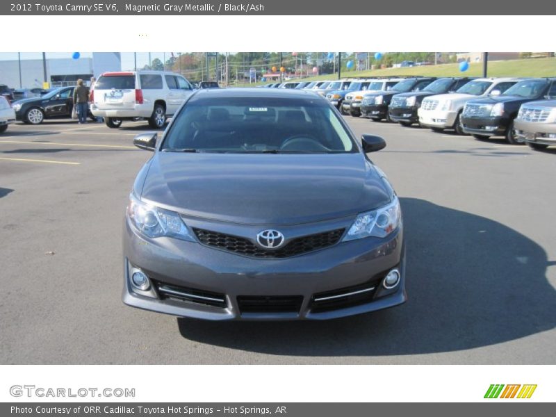 Magnetic Gray Metallic / Black/Ash 2012 Toyota Camry SE V6