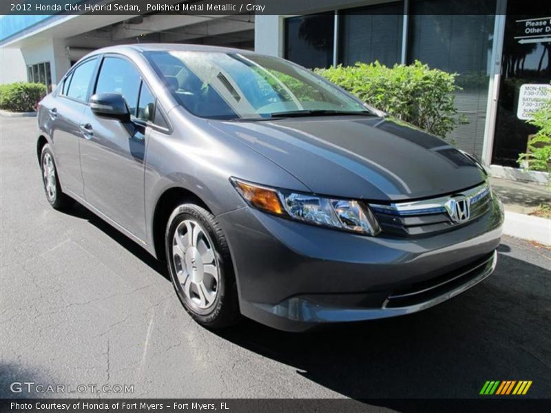Front 3/4 View of 2012 Civic Hybrid Sedan