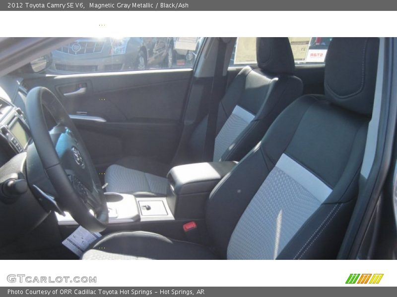 Magnetic Gray Metallic / Black/Ash 2012 Toyota Camry SE V6