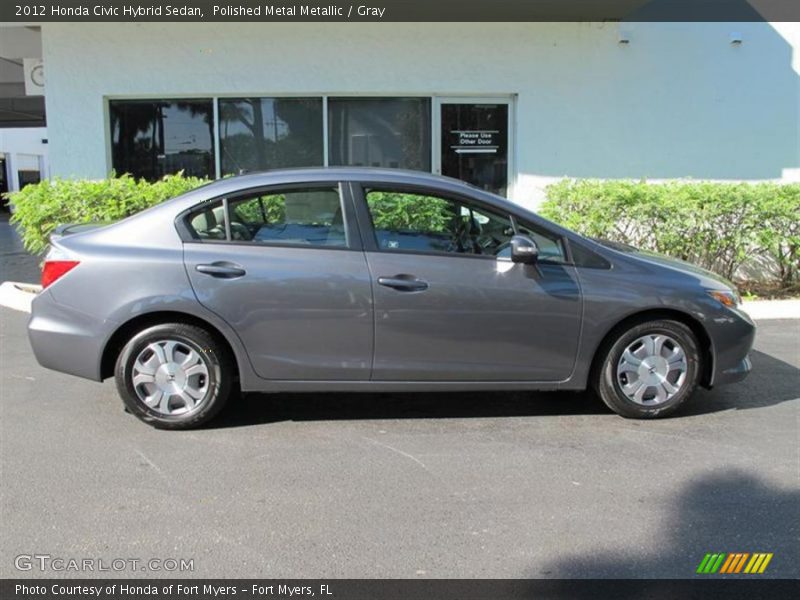 Polished Metal Metallic / Gray 2012 Honda Civic Hybrid Sedan