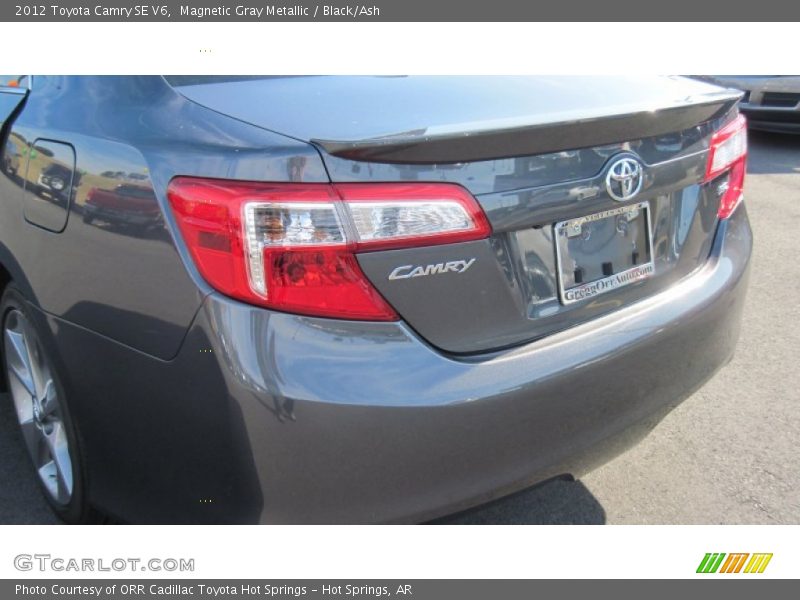 Magnetic Gray Metallic / Black/Ash 2012 Toyota Camry SE V6